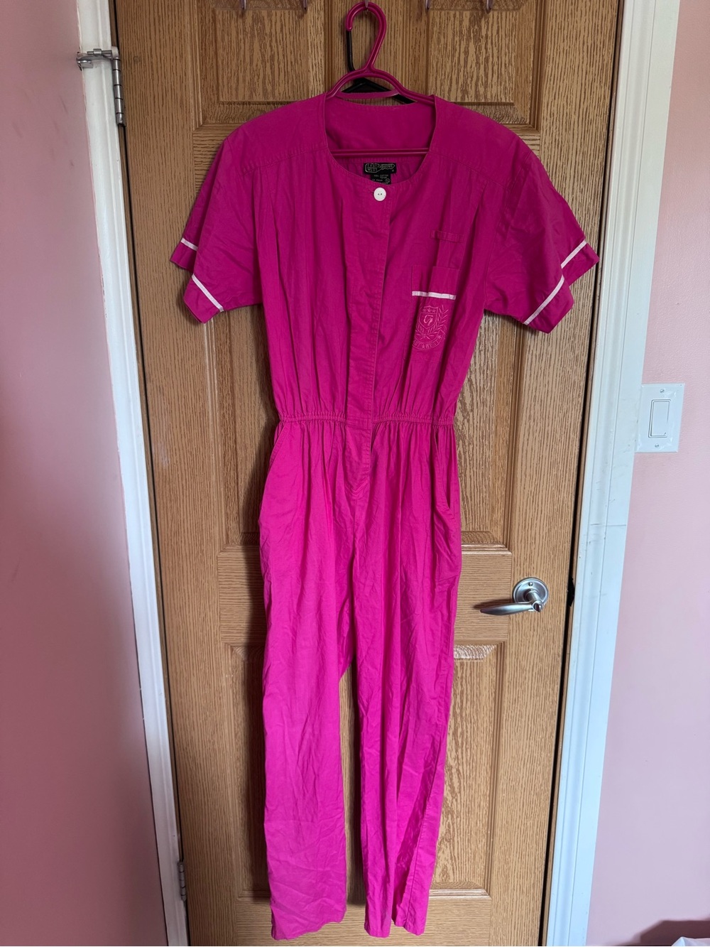 Vintage East/West Barbiecore Pink Jumpsuit